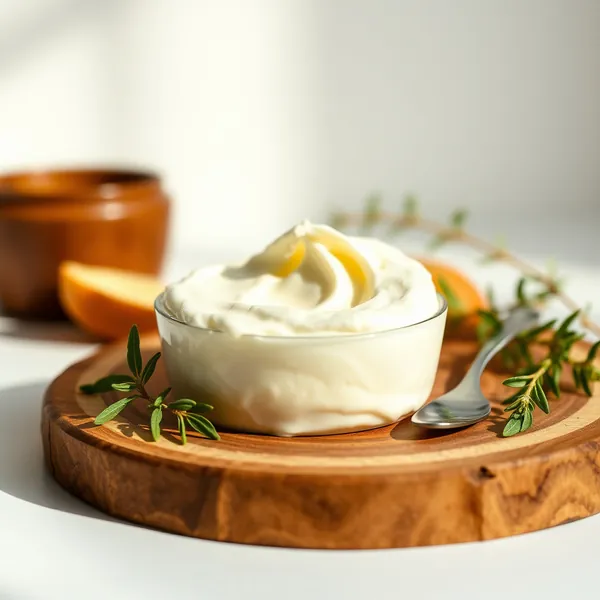 Fermentierte Geronnene Creme