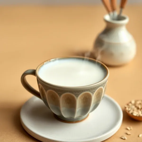 Fermentierte Hafermilch