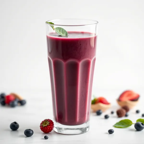 Fiber-Rich Acai Macadamia Milk Smoothie