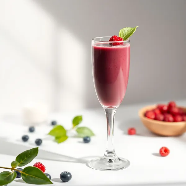Smoothie de Protéines et de Fibres à l'Açaï
