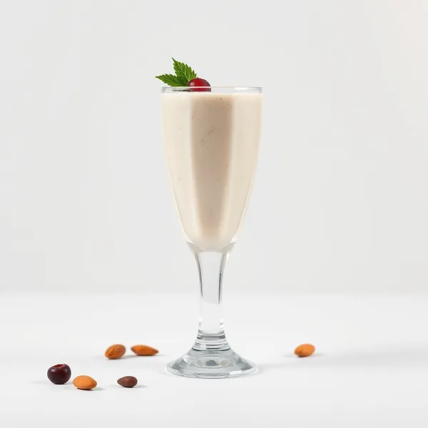 Smoothie de Manteiga de Amêndoa e Kefir Rico em Fibra
