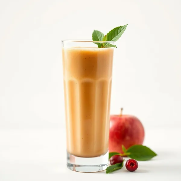 Fiber-Rich Apple Juice Smoothie