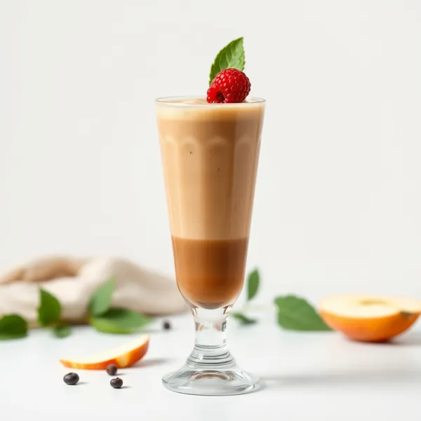 Batido de Manzana Fría con Café Rico en Fibra