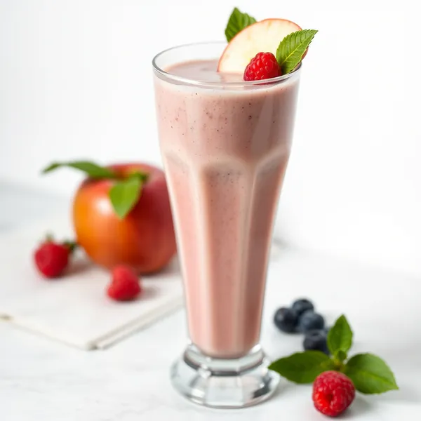 Smoothie di Mela e Yogurt Greco Ricco di Fibre