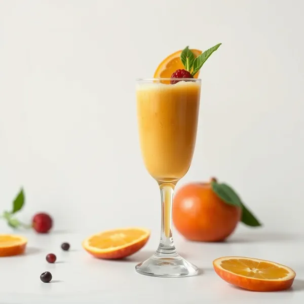 Smoothie Rico em Fibra de Maçã e Laranja