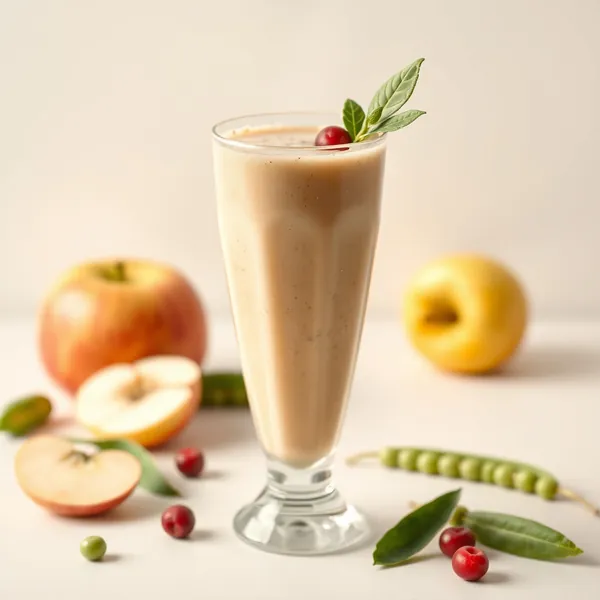 Frullato Ricco di Fibre Mela e Latte di Piselli