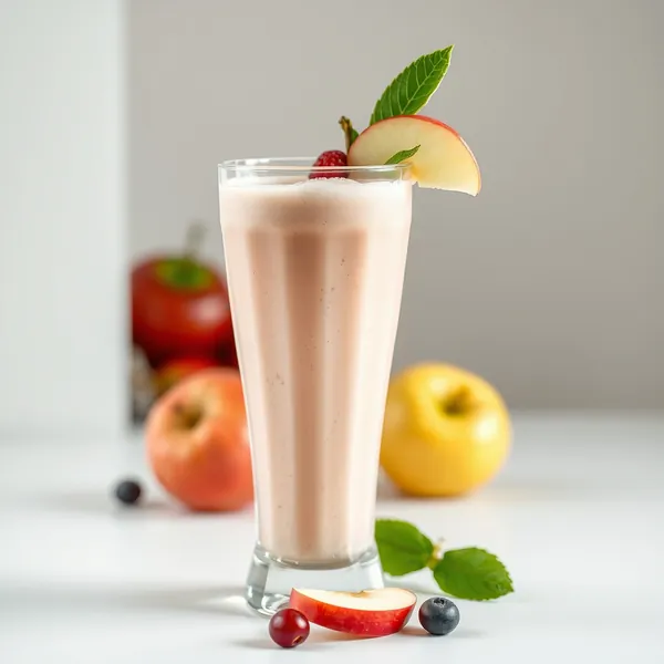 Smoothie de Protéine de Pomme Riche en Fibres