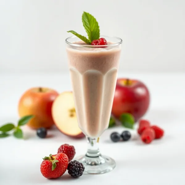 Smoothie Pomme et Riz Riche en Fibres