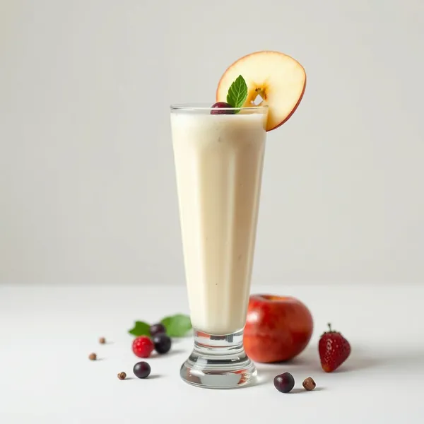 Smoothie Riche en Fibres Pomme Lait de Soja