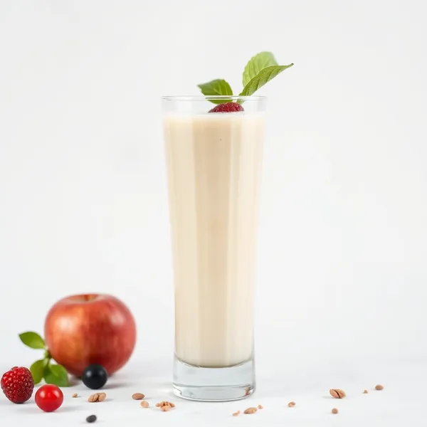 Batido de Manzana con Leche de Espelta Rico en Fibra