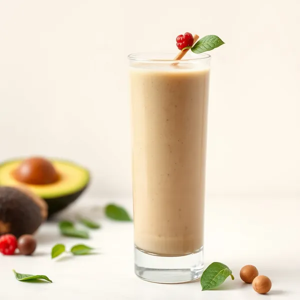 Frullato di Avocado Ricco di Fibre e Latte di Nocciole
