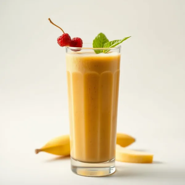 Smoothie de Banana e Maçã Rico em Fibra