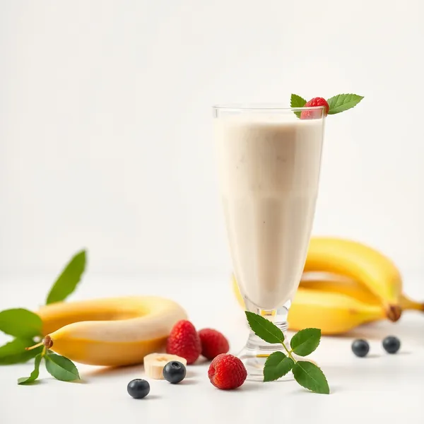 Fiber-Rich Banana Greek Yogurt Smoothie