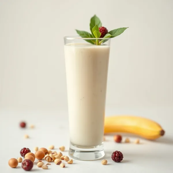 Fiber-Rich Banana Pistachio Milk Smoothie