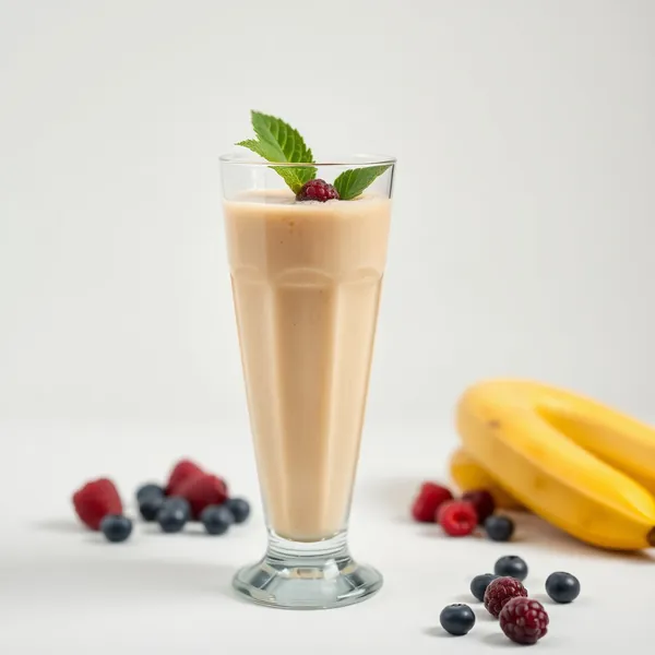 Frullato di Banana Ricco di Fibre e Proteine