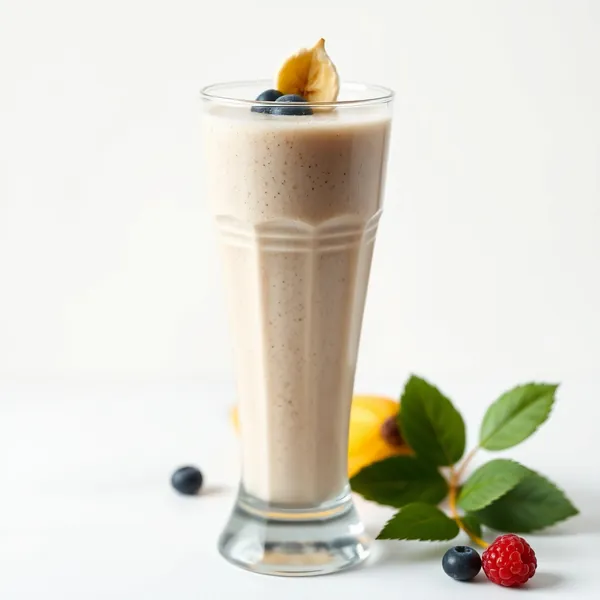 Smoothie de Riz et Bananes Riche en Fibres