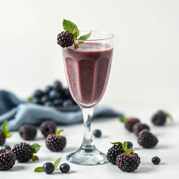 Smoothie di Yogurt Greco con More Ricco in Fibre
