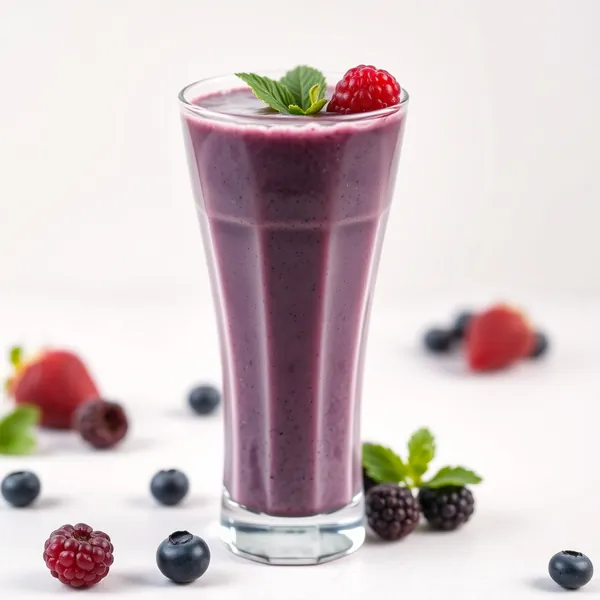 Smoothie de Arando e Leite de Cânhamo Rico em Fibra