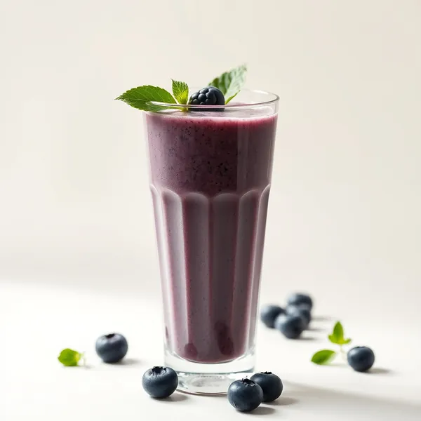 Smoothie de Kefir de Mirtilo Rico em Fibra