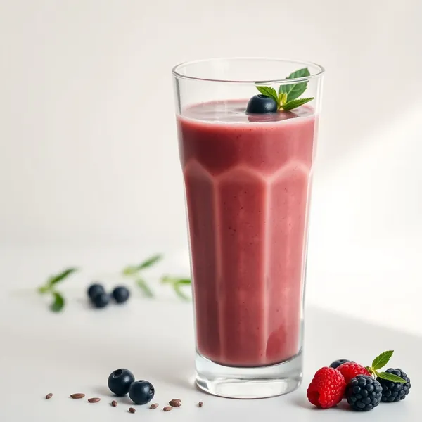 Smoothie de Graines de Chia et Eau de Coco Riche en Fibres