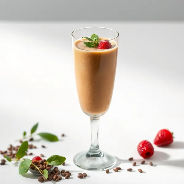 Fiber-Rich Chia Seed Cold Brew Coffee Smoothie