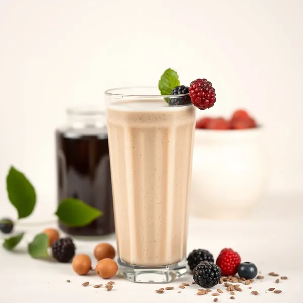 Fiber-Rich Chia Seed Hazelnut Milk Smoothie