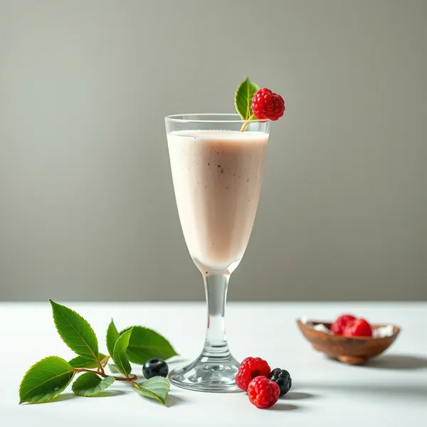 Smoothie de Leite de Coco e Cannabis Rico em Fibra
