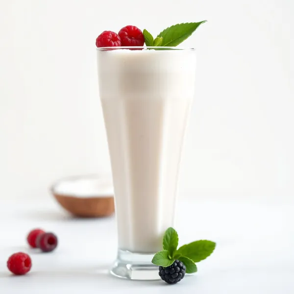 Fiber-Rich Coconut Kefir Milk Smoothie