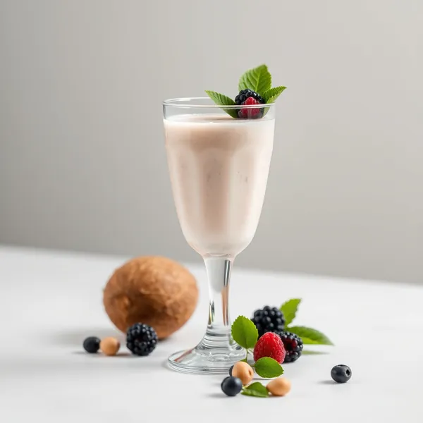Batido Rico en Fibra de Coco y Macadamia