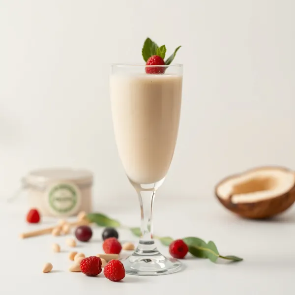 Smoothie al Latte di Piselli e Cocco Ricco di Fibre