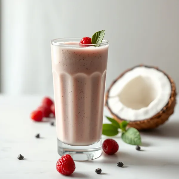 Frullato di Proteine di Cocco Ricco di Fibre