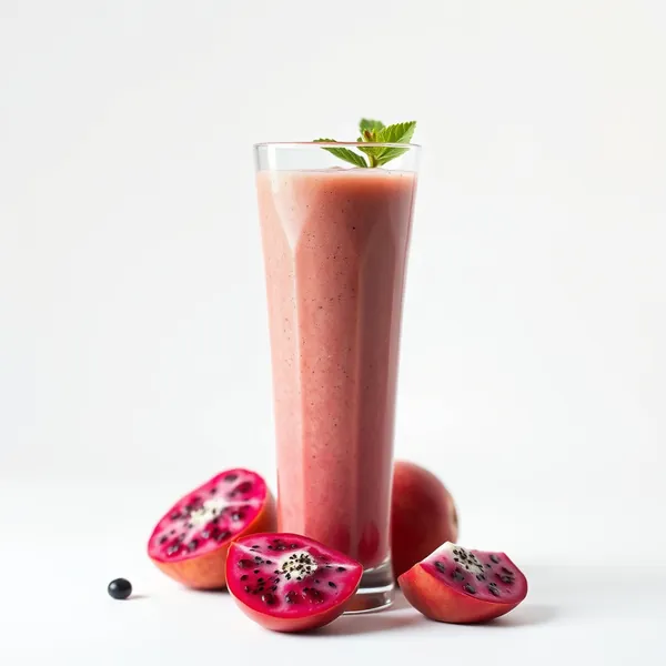 Smoothie di Succo di Mela e Dragon Fruit Ricco di Fibre