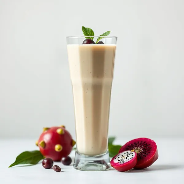 Fiber-Rich Dragonfruit Pea Milk Smoothie