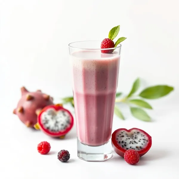 Fiber-Rich Dragonfruit Spelt Milk Smoothie