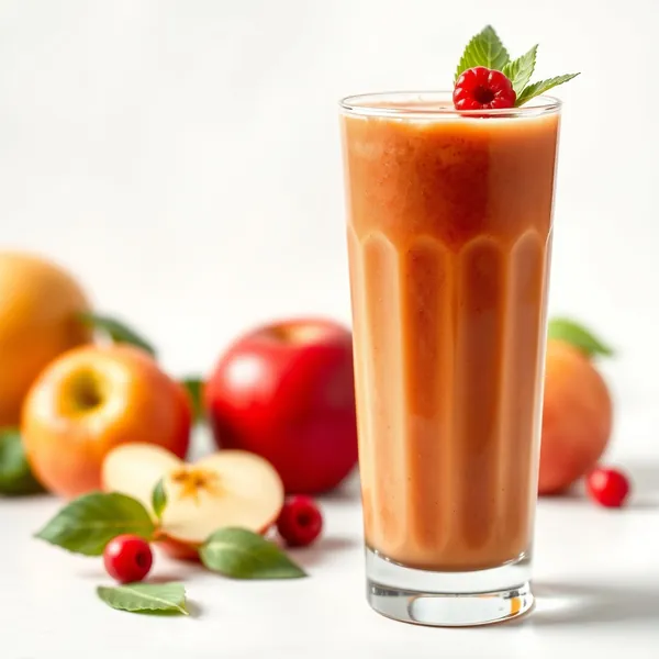 Smoothie di Succo di Mela e Zenzero Ricco di Fibre