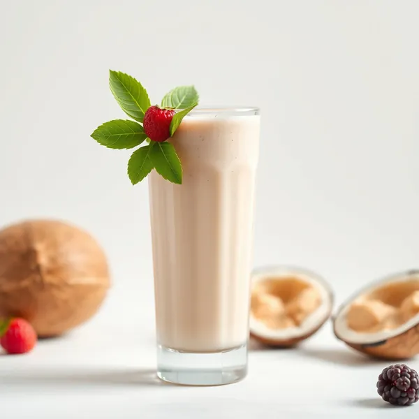 Smoothie Rico em Fibra de Gengibre e Água de Coco