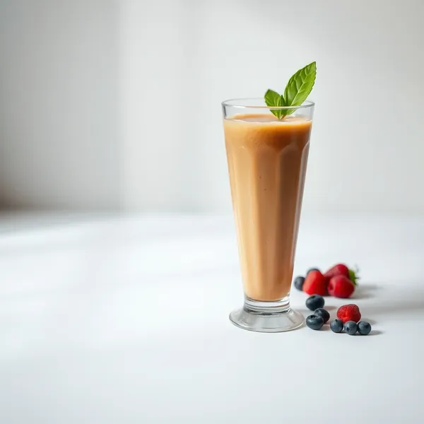 Fiber-Rich Ginger Cold Brew Coffee Smoothie