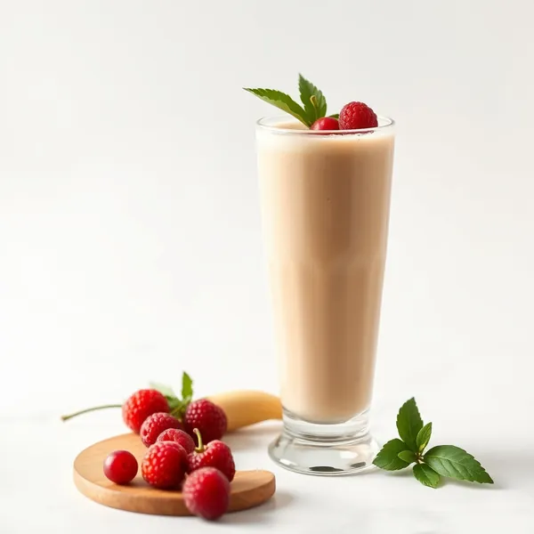 Frullato Ricco di Fibre di Zenzero e Latte di Macadamia