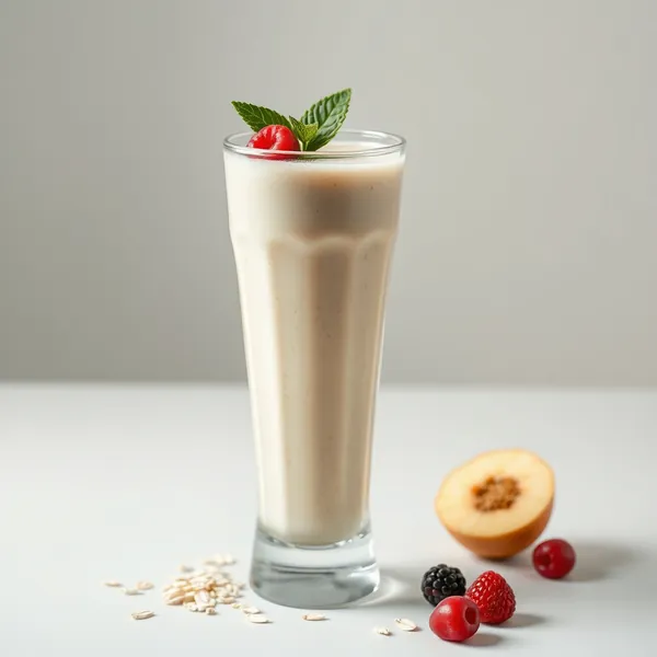 Fiber-Rich Ginger Oat Milk Smoothie