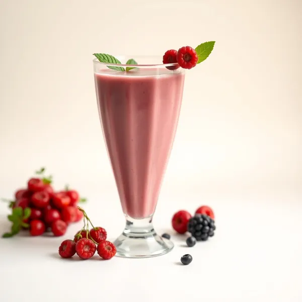 Smoothie de Baga Goji e Leite de Caju Rico em Fibra
