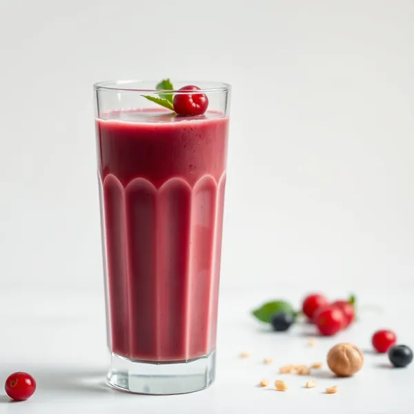 Smoothie de Leite de Avelã e Goji Rico em Fibra