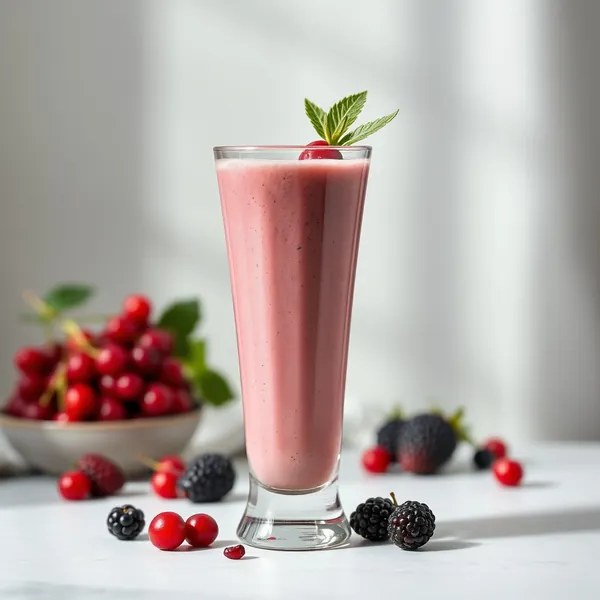 Smoothie de Leite de Cannabis e Goji Rico em Fibra