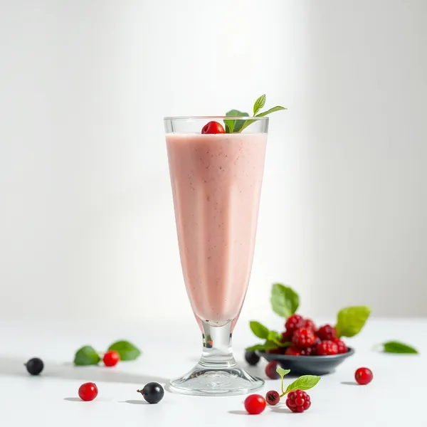 Fiber-Rich Goji Berry Kefir Milk Smoothie