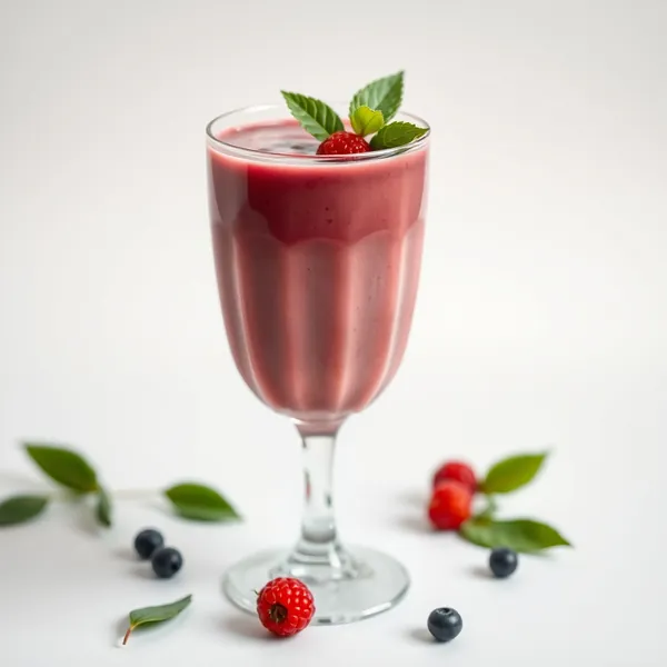 Batido de Leche de Guisante y Baya Goji Rico en Fibra