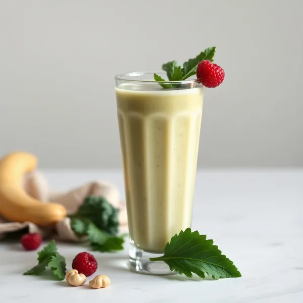 Frullato di Cavolo Ricco di Fibre e Latte di Anacardo