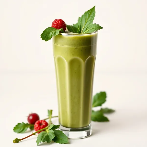 Fiber-Rich Kale Matcha Tea Smoothie