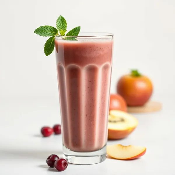Fiber-Rich Kiwi Apple Juice Smoothie