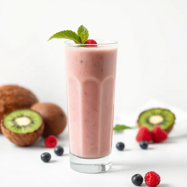 Fiber-Rich Kiwi Coconut Water Smoothie