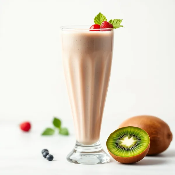 Smoothie Rico em Fibra de Kiwi e Iogurte Grego