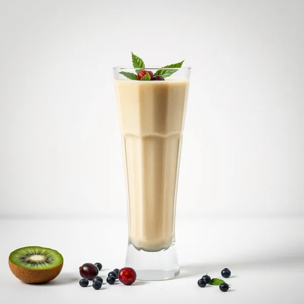 Smoothie de Kiwi e Leite de Cânhamo Rico em Fibra